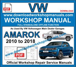 volkswagen Amarok Service repair Workshop manual pdf